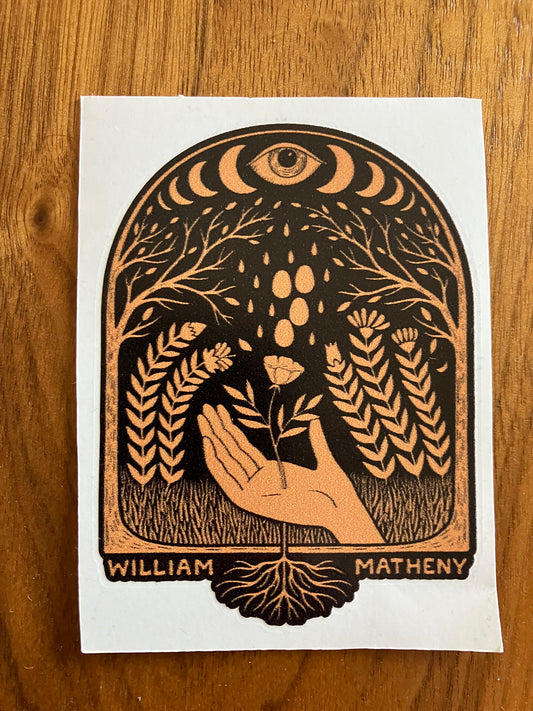Blooming Flower / All-Seeing Eye Sticker